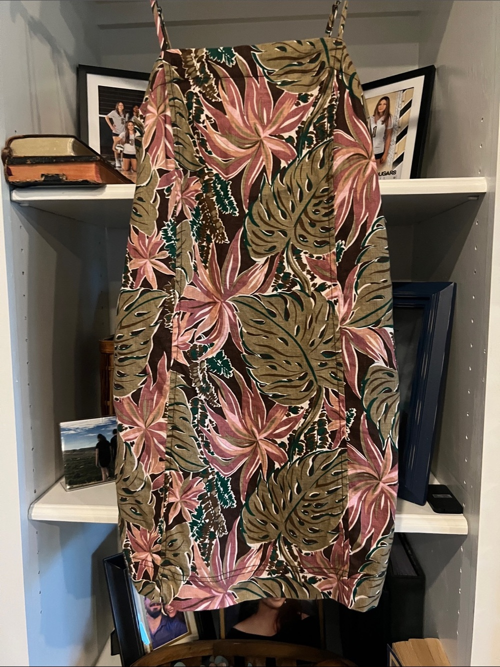 Madewell Dress Mini Sun Tropical Hawaiian Beach Linen Print Womens 0 XS